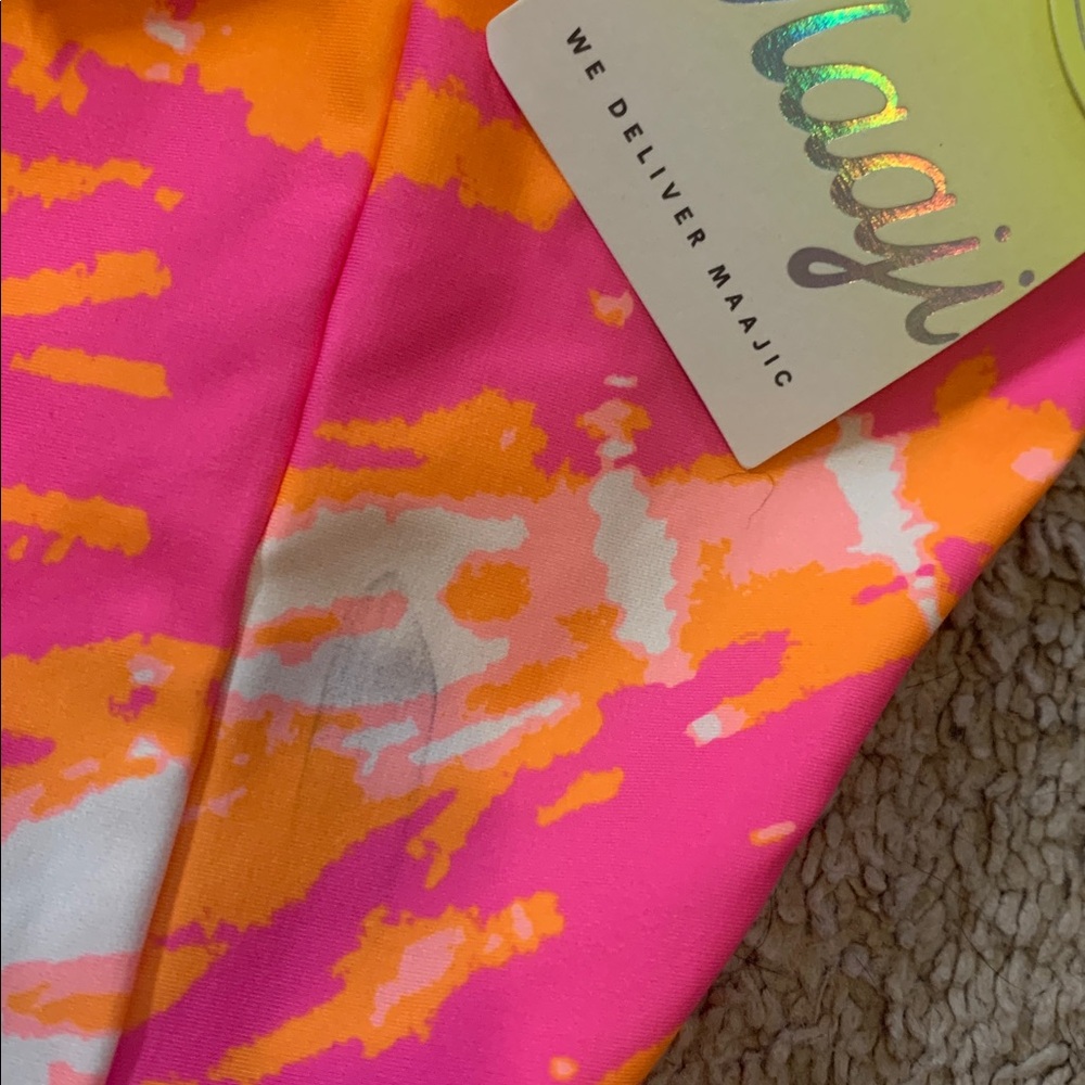 Maaji Neon Pink and Orange Bikini medium - Picture 6 of 6